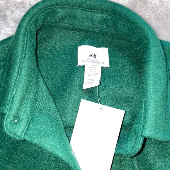 Men’s Overcoat Green - Picture 2 of 2